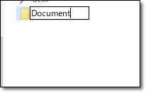 Documentに名前を変更した