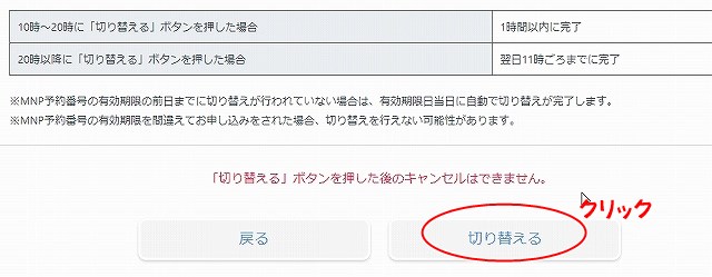 日本通信SIMが利用できるまでの時間帯